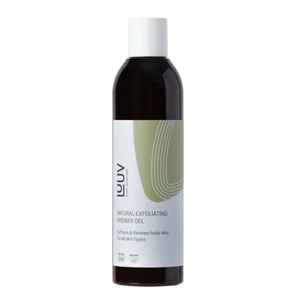 <p><h4>LUUV </h4><br><h3><strong>Prirodni piling gel za tuširanje, 200 ml  </strong></h3> </p>